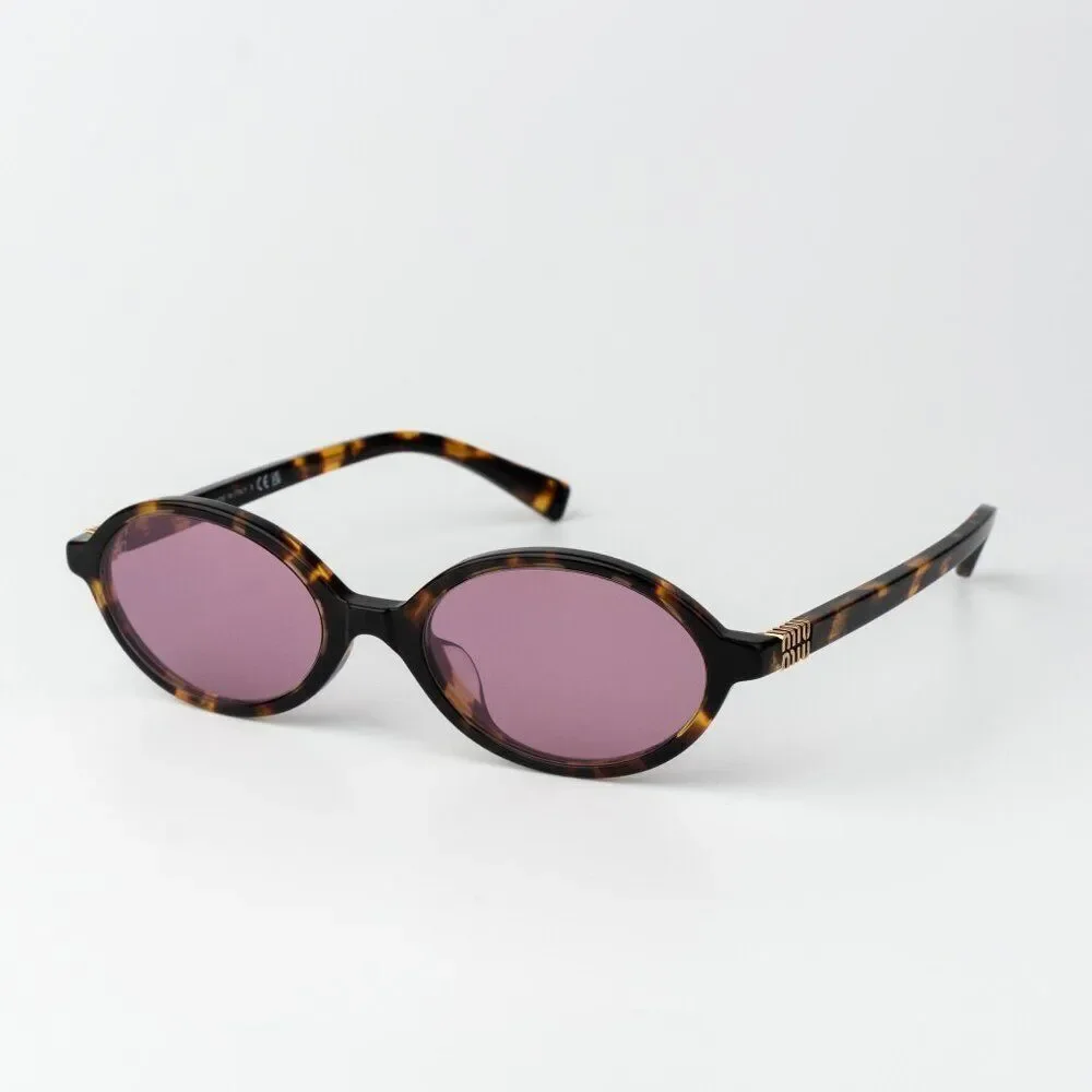 Miu Miu REGARD Men Sunglasses Havana Pink Mirror Silver MU04ZSF VAU50D REGARD